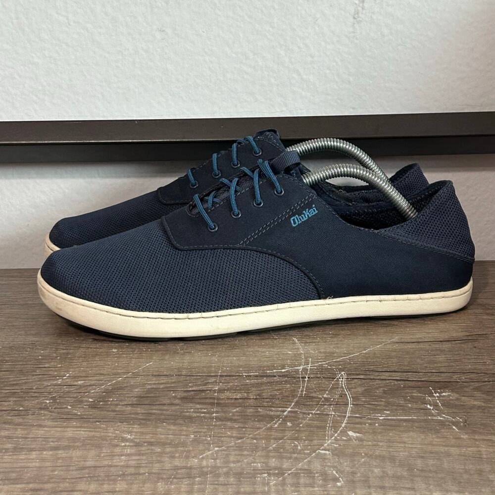 Olukai Nohea Moku Men’s Slip-On Shoes Sneakers Size 10 Blue